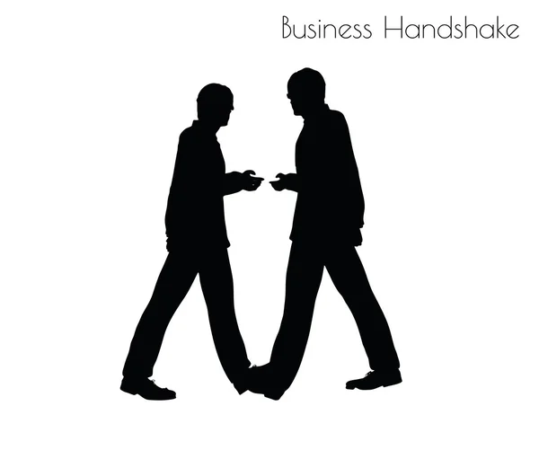Man in  Business Handshake pose — Διανυσματικό Αρχείο