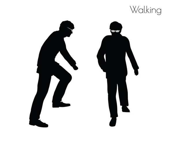 Man in Walking pose — Stock Vector