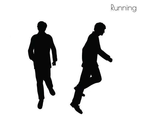 Man in Running pose — Stock Vector