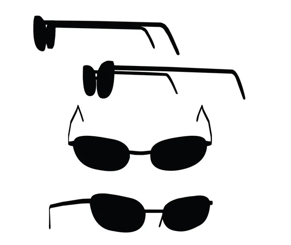 白色背景的眼镜 — 图库矢量图片