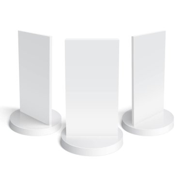 Gerçekçi 3d açık lightbox reklam