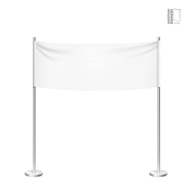 Açık hava reklam afiş mockup kalkan