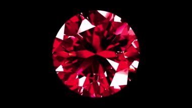 Yanardöner yakut yuvarlak kesilmiş. İlmekledi. Alfa mat