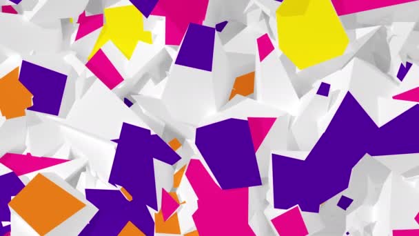 Abstract Digital Background. Version With Purple, Red And Orange Colors. — Stok video