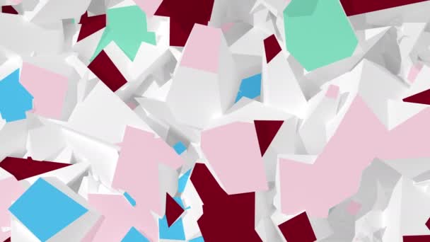 Abstract Digital Background. Version With Pink, Brown And Blue Colors. — Stockvideo