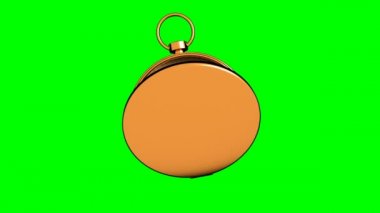 4 bin. Pusula Yeşil Ekran 'da yön gösteriyor. 3840x2160.