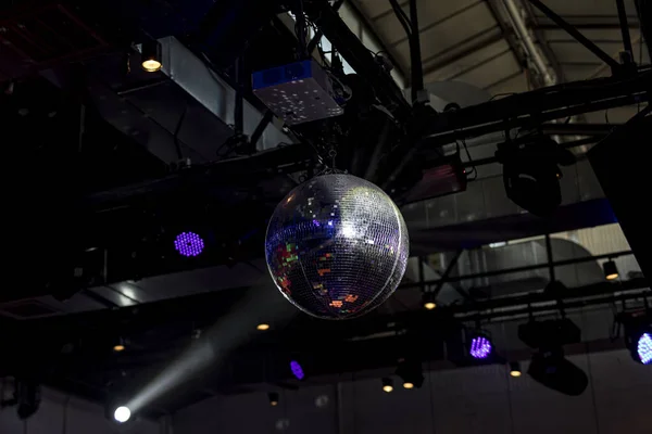 Uma Bola Disco Também Conhecida Como Bola Espelho Bola Glitter — Fotografia de Stock