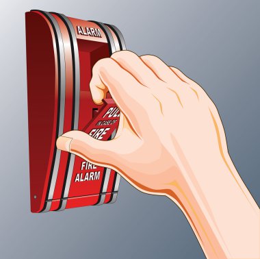 Fire Alarm - Activated clipart