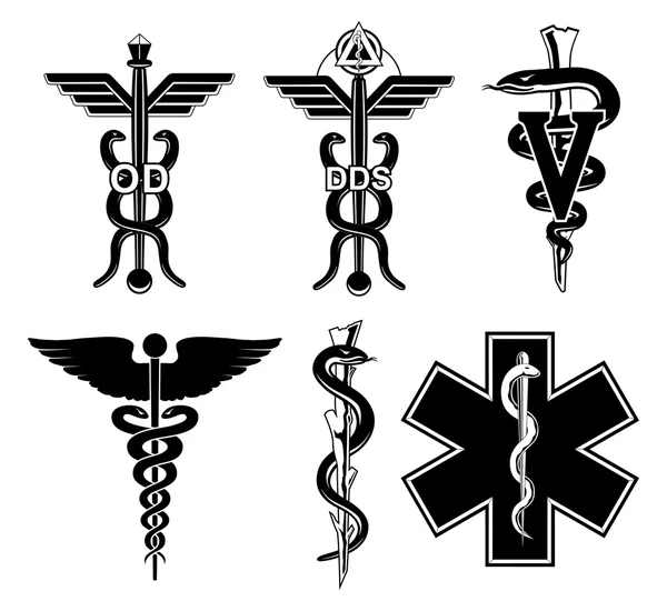 Medicinsk symboler-Graphic — Stock vektor