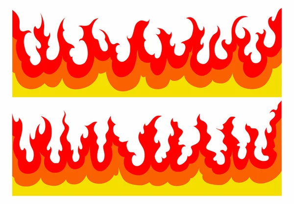 Feuer-Flammen-Grafik — Stockvektor