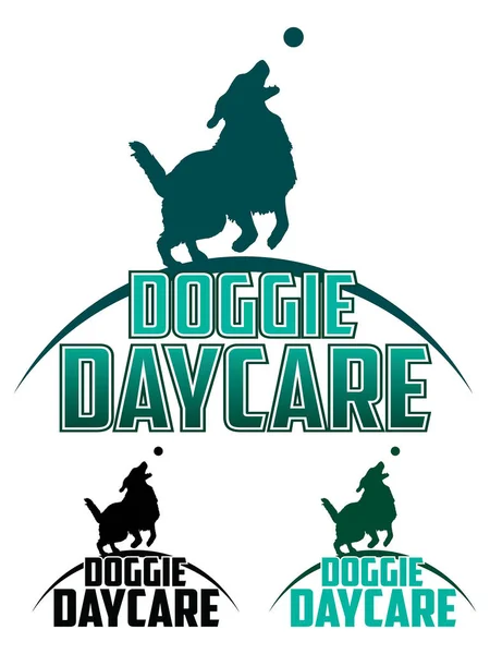 Doggie Daycare Design — Image vectorielle