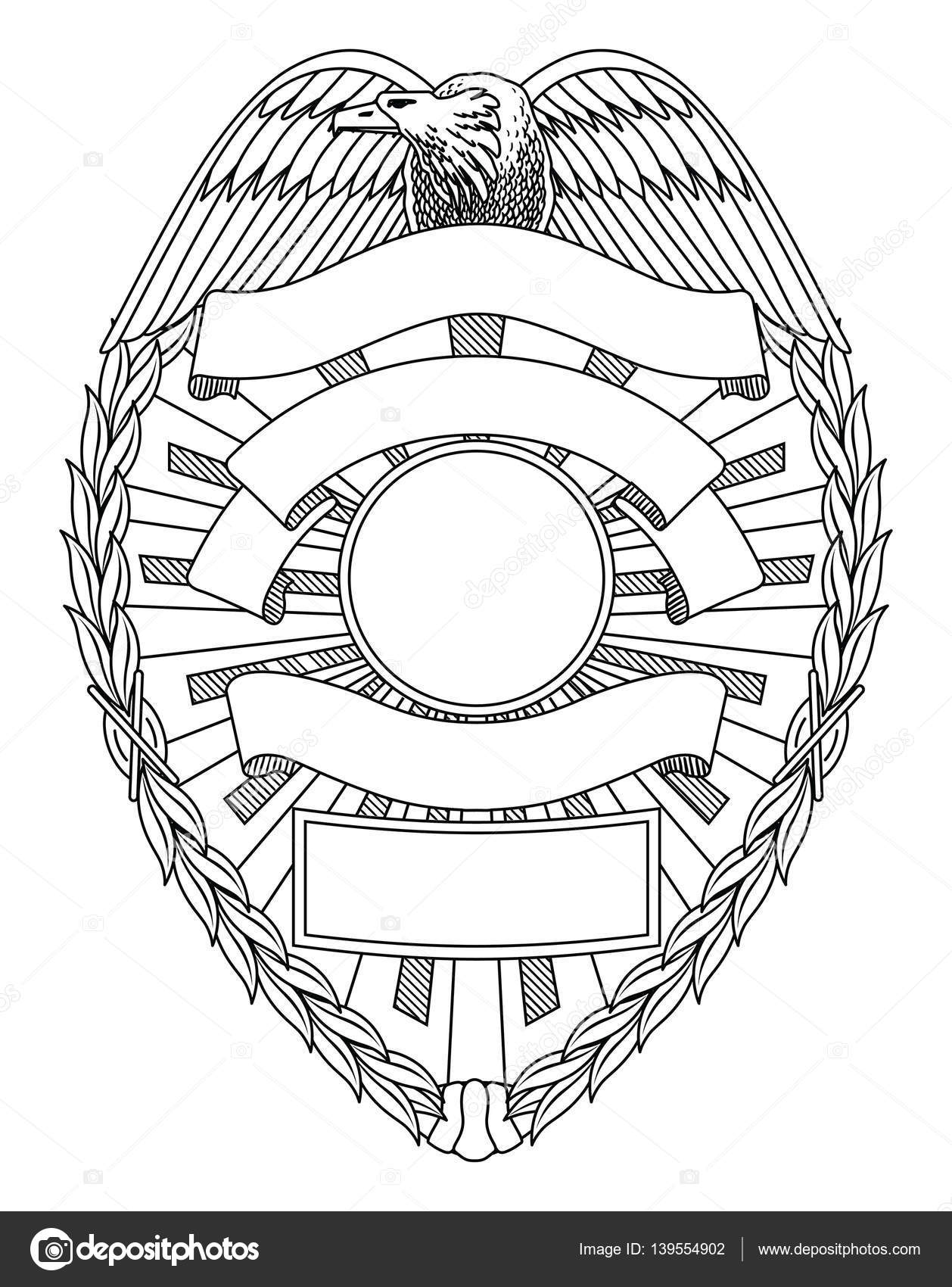 Editable Police Badge Template