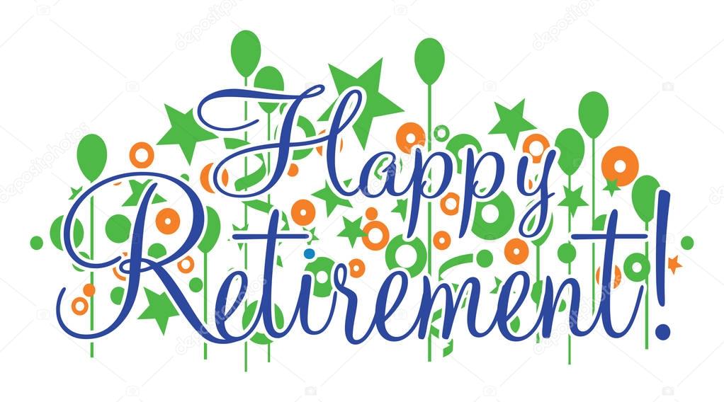 Happy Retirement Banner or sign