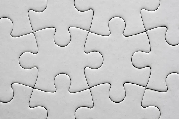 Gros Plan Sur Blanc Blanc Puzzle Texture — Photo