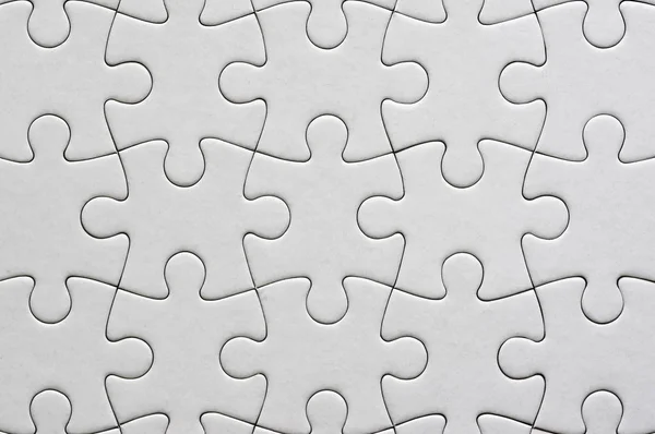 Close Blanco Witte Puzzel Textuur — Stockfoto