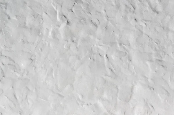 Feche Superfície Parede Áspera Caiada Branco Textura Roughcast Desigual — Fotografia de Stock