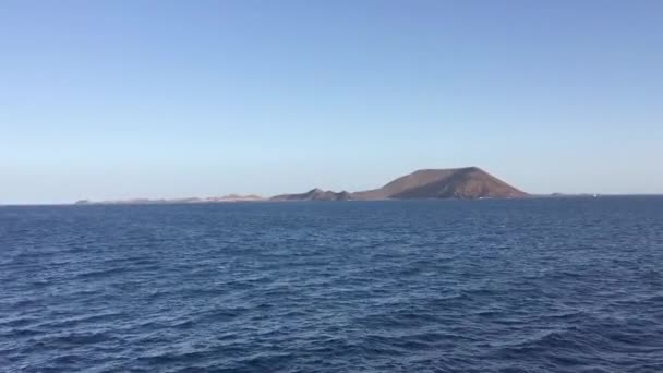 Île Lobos, Îles Canaries à partir du ferry 