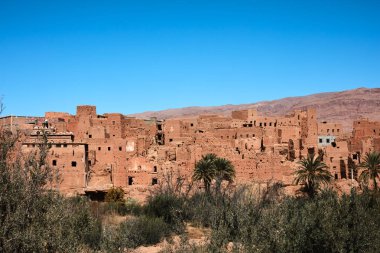 Atlas Dağları, Fas, Afrika'da Fas kasbah