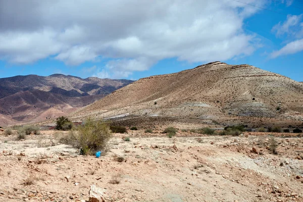 Paisaje del desierto, Montañas del Atlas, Marruecos —  Fotos de Stock