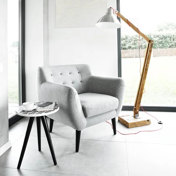 Fauteuil in woonkamer — Stockfoto