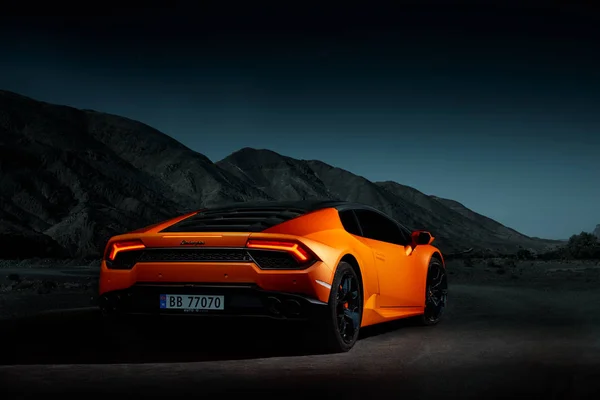 Fas manzara ile Lamborghini Huracan elektronik Meclisi.