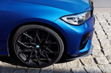 Katowice / Poland, 15.09.2019: Yeni nesil Bmw 3 serisi - 330i 