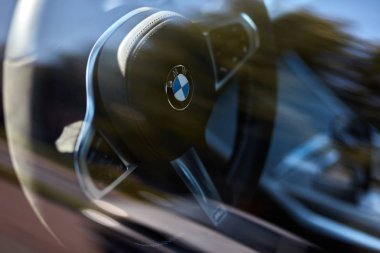 Katowice / Poland, 15.09.2019: Yeni nesil Bmw 3 serisi - 330i M Performans, küçük alan derinliği.