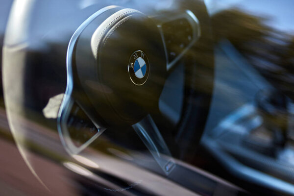 Катовице, Польша, 15.09.2019: BMW 3 нового поколения - 330i M Performance, небольшая глубина резкости
.