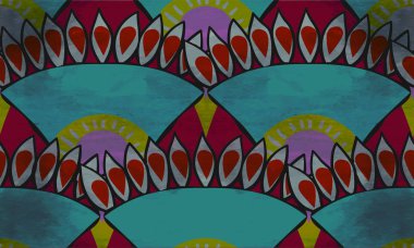 Afrika sorunsuz vektör desen