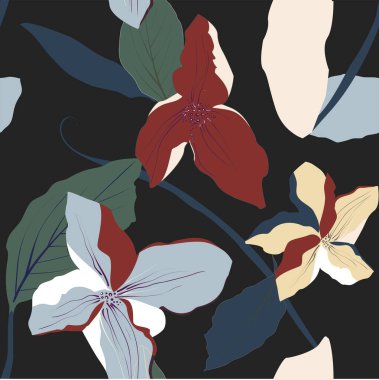 Moda tasarımı. Sorunsuz vektör desen.