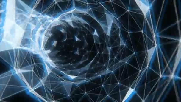 Trou de ver numérique bleu 4K 