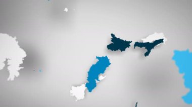 Hindistan Mavi ve Beyaz