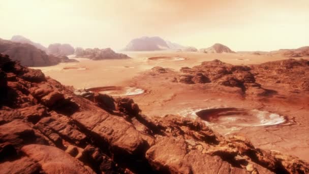 Martian Landscape — Stock Video