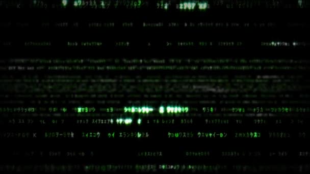 Matrix-Symbolcode — Stockvideo