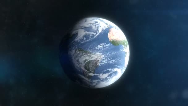 Planeet aarde weer timelapse uit de ruimte — Stockvideo
