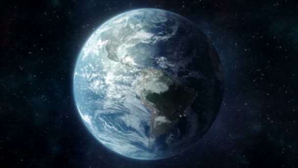 Rotation réaliste de la Terre
