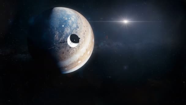 voyager sonde laissant jupiter 