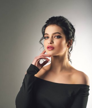 Güzel yüzünü bir kızın, sanat portre