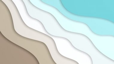 Soyut film deniz ve plaj yaz arka plan dalgalar ve afiş, taklit, 3d efekti taklit için sahil