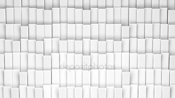 Movimiento Textura Baldosas Blancas — Vídeos de Stock