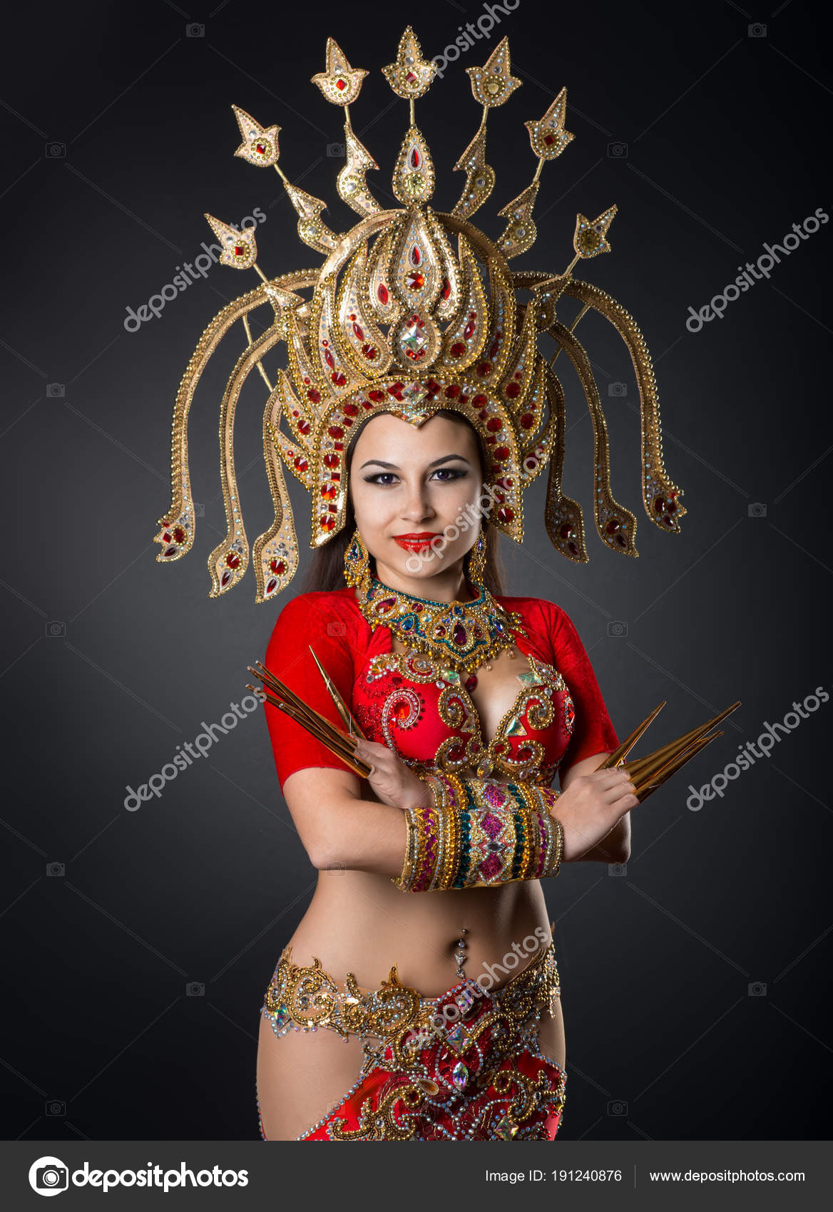 Girl National Costume Thailand Stock Photo By Sergeymalov 191240876 Girl National Costume Thailand Stock Photo By Sergeymalov 191240876