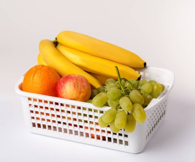 Taze yiyecek, meyve ve sebze depolamak için mutfak malzemeleri. Ekolojik plastik