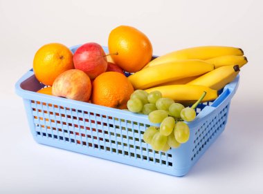 Taze yiyecek, meyve ve sebze depolamak için mutfak malzemeleri. Ekolojik plastik