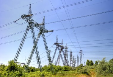 Yüksek gerilim elektrik havai hatları