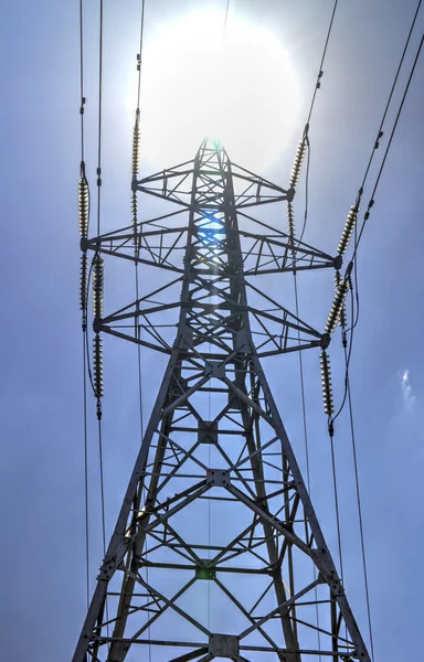 High voltage electrical overhead lines