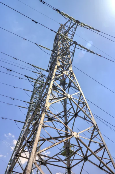 High voltage electrical overhead lines