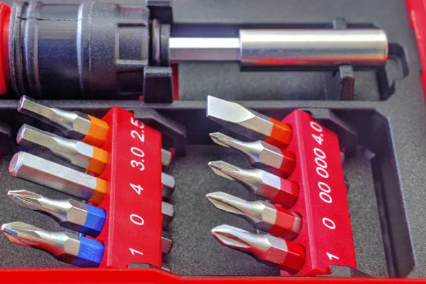 Mekaniska bitars verktyg som — Stockfoto