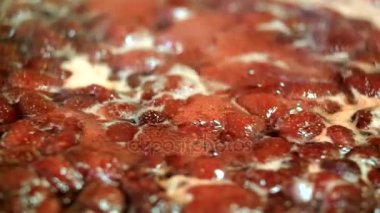 Yemek lezzetli çilek reçeli