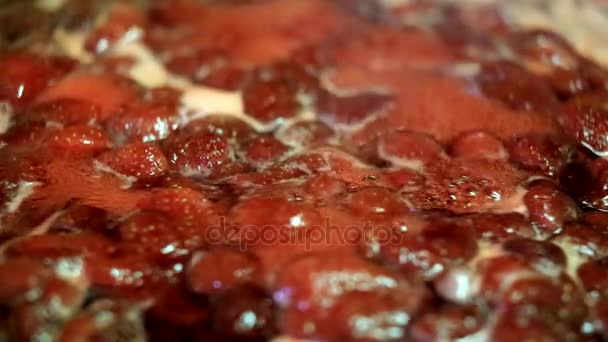 Cuisine délicieuse confiture de fraises 