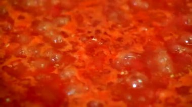 Yemek lezzetli domates sosu